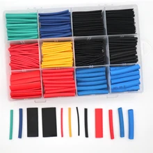 560PCS Heat Shrinkage Tubing Assortment Adhesive 2:1 Electrical Wire Cable Wrap Electric Insulation Kit With Box For DIY