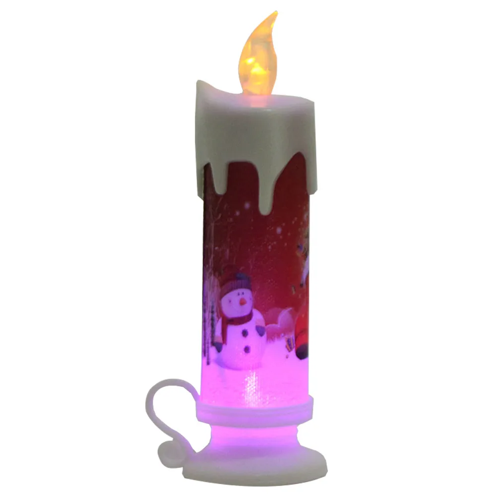 

Christmas Candle Electronic LED New Year Colorful Romantic Light Decor For Party Home Decorative Led Candle Lights Lamp SA60