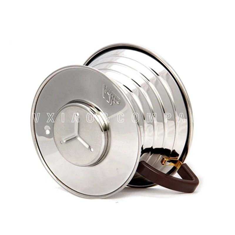 Kalita капельница для кофе из нержавеющей стали ручные фильтры с тремя отверстиями
