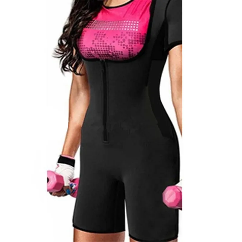 

Women Slimming Neoprene Bodysuits Sauna Sweating Make Shaper Corset Waist Trainers Abdomen Fat Reducer Underwear Dropship