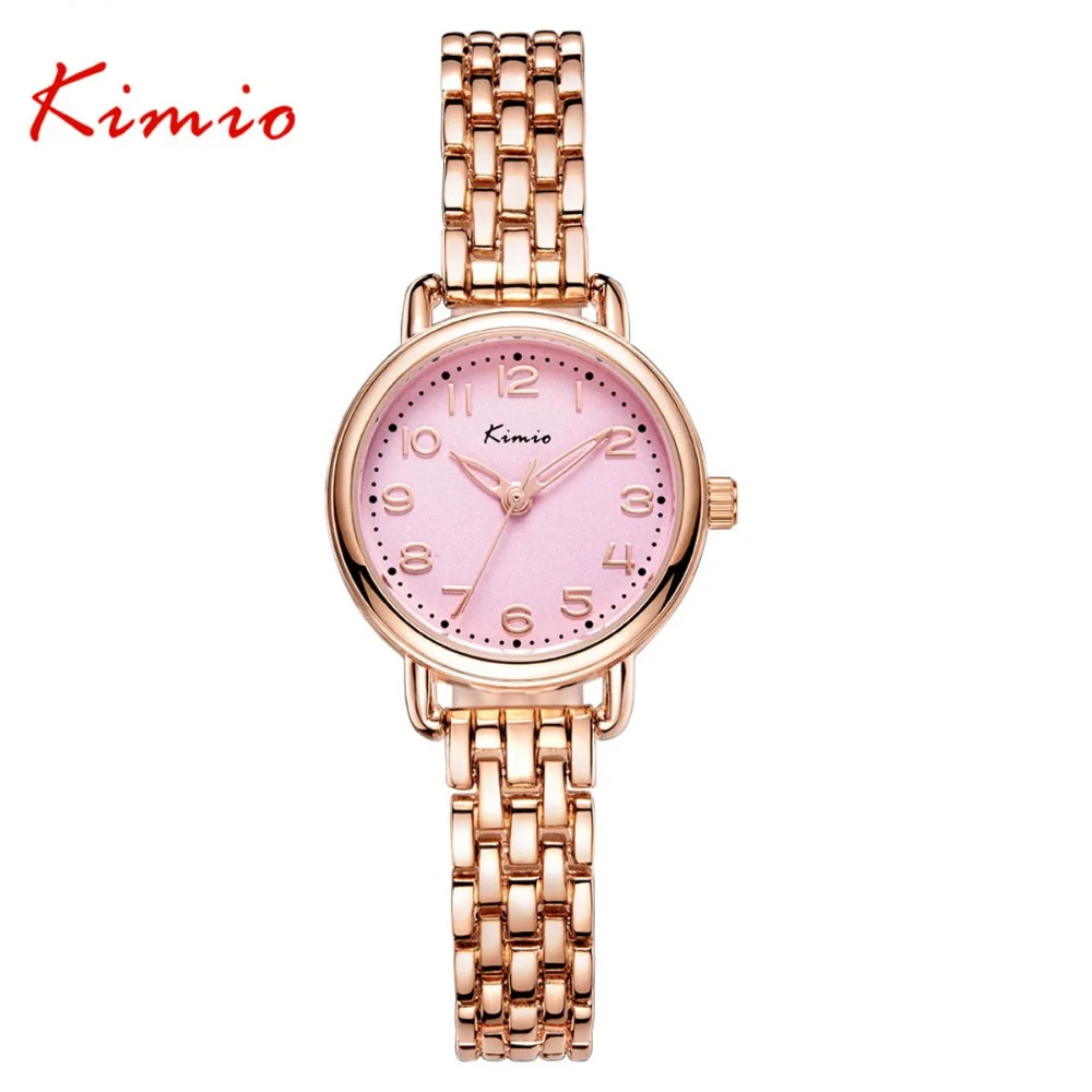 

KIMIO 2017 New Famous Brand Women Watches Stainless Steel Quartz Watch Lady Casual Hours Bracelet Watches Women Clocks