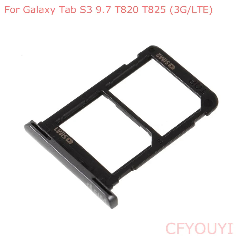 

New Dual SIM Card Tray Slot Holder Part For Samsung Galaxy Tab S3 9.7 T820 T825 (3G/LTE)