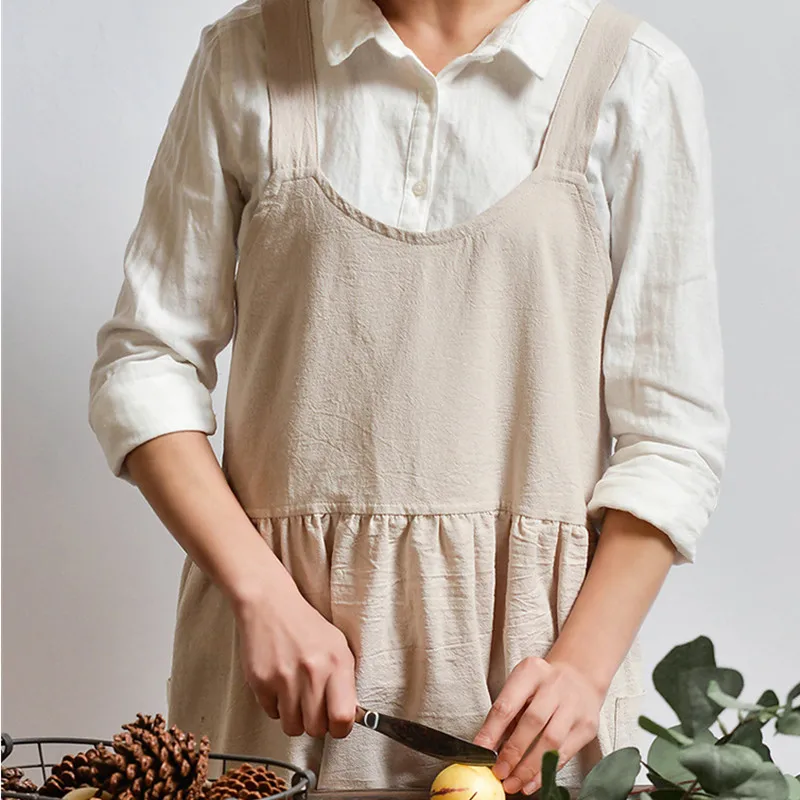 Cotton Linen Apron K26-12