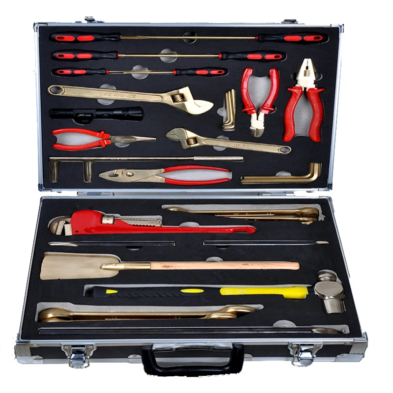 Antiscintilla Instruments Of Combination Sets 36 Pcs Copper Alloy Hand Tools Ex Proof And Safety 1 Set | Инструменты