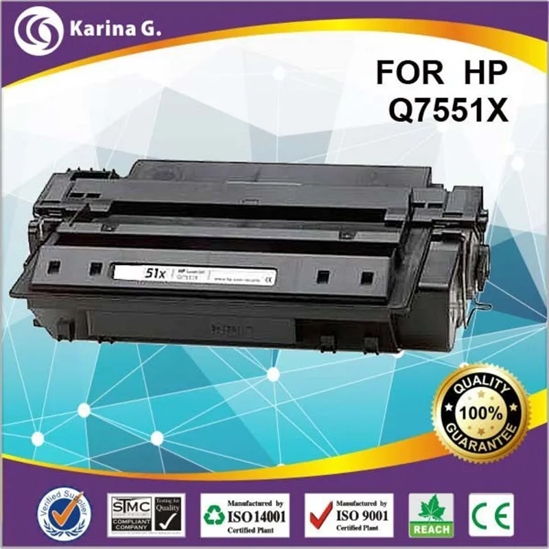 High page yield for 51X 7551x Compatible toner cartridge for HP LaserJet P3005/P3005D/P3005N