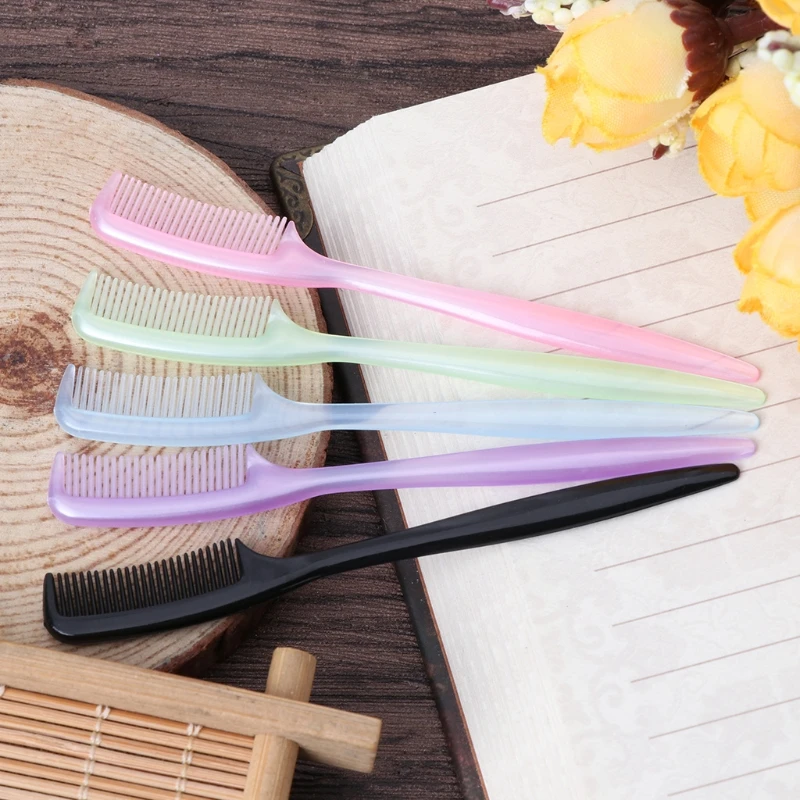 

Plastic Eyebrow Eyelash Extension Comb Cosmetic Makeup Tool For Salon Home Use