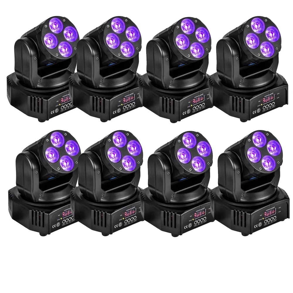最安値挑戦 8 ピース ロット ミニ Led ヘッドライトウォッシュ効果舞台照明用パーティー携帯 Dj クラブ Moving Head Light Led Moving Head Lightstage Light 返品送料無料 Www Phresultados Com Br