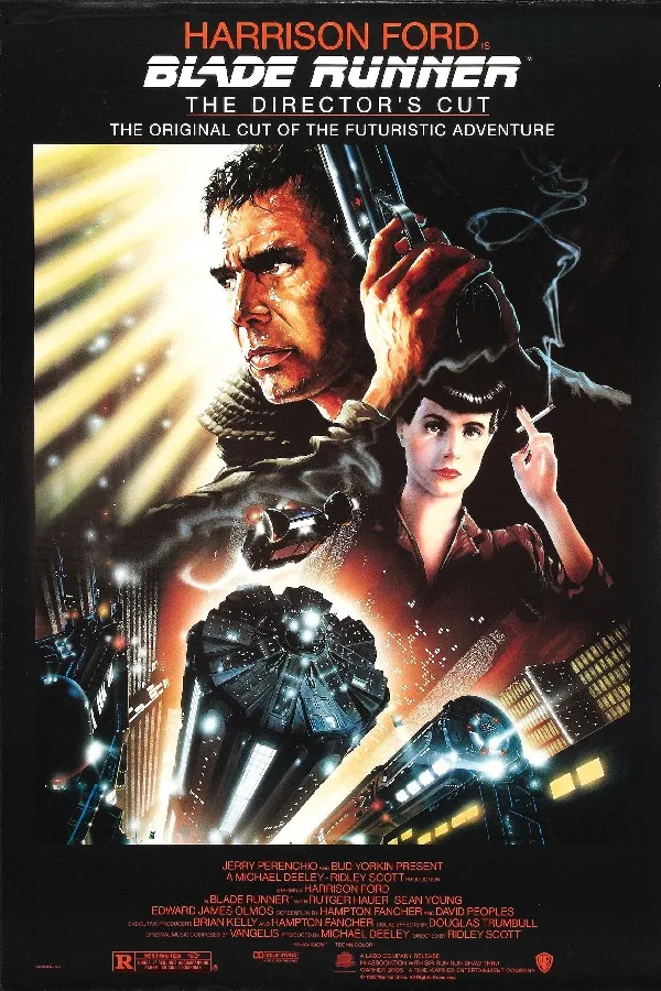 Харрисон Форд Blade Runner 1982 классический фильм постер из шелковой ткани с принтом | Рисование и каллиграфия -32802366661