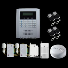 850/900/1800/1900 МГц ЖК-Дисплей Беспроводной GSM PSTN Домашней Сигнализации SMS Автодозвон Сигнализация с голосовые Подсказки