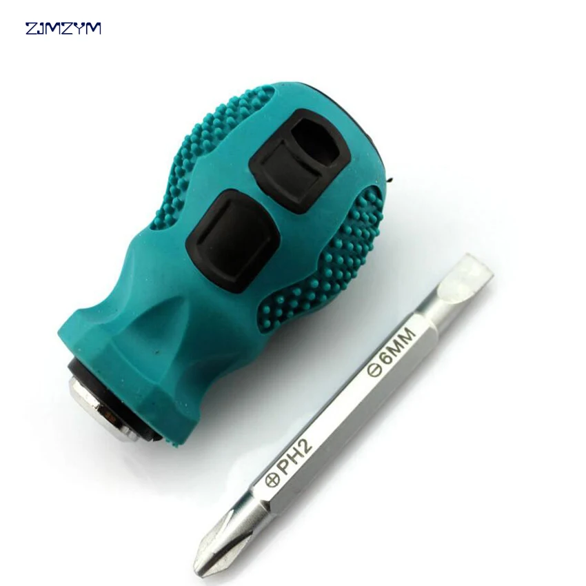 

2017 Wholesale Double Head 6.0mm Screwdriver Slotted And Phillips For Repairing Disassemble Tool Magnetic Screwdriver