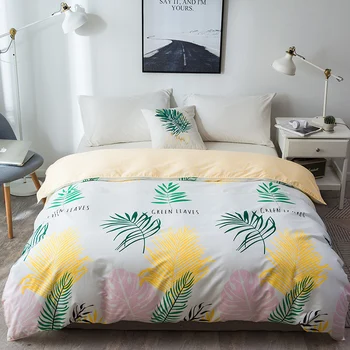

Classical Leaves 1 pcs piece Duvet Cover 150x200 200x230 220x240cm Quilt Case Bedding Set Adult Kids Single King Queen Size