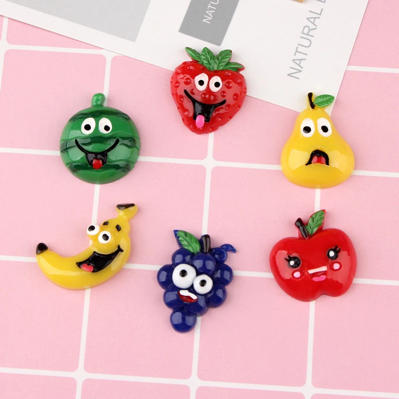 

Addition Slime Supplies Accessories Diy Smiley Fruit Model for Charm Lizun Slime Filler Cloud Slime Kids Toys Decoration Gift E
