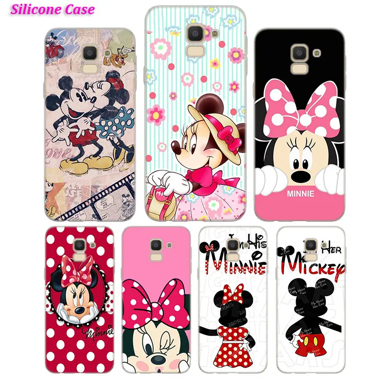 

Silicone Phone Case Fashion Minnie Mouse for Samsung Galaxy j8 j7 j6 j5 j4 j3 Plus Prime 2018 2017 2016 Cover