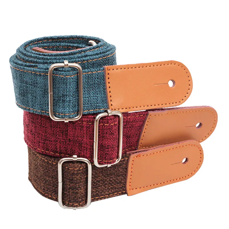 Полотняный хлопковый маленький ремешок для укулеле регулируемый ремень с