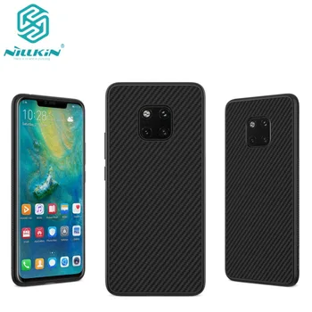 

10pcs/lot Wholesale Nillkin Case For Huawei mate 20 pro Synthetic Fiber Hard Carbon Fiber PP Plastic For huawei mate 20 pro Case