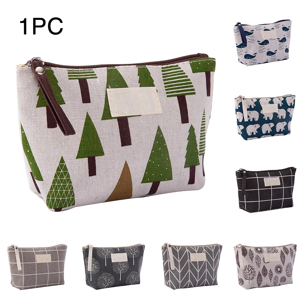 

Cash Women Makeup Bag Cosmetic Handbags Phone Zipper Brush Holder Organizer Canvas Pouch Cosmetic Multifunction Storage Pencil
