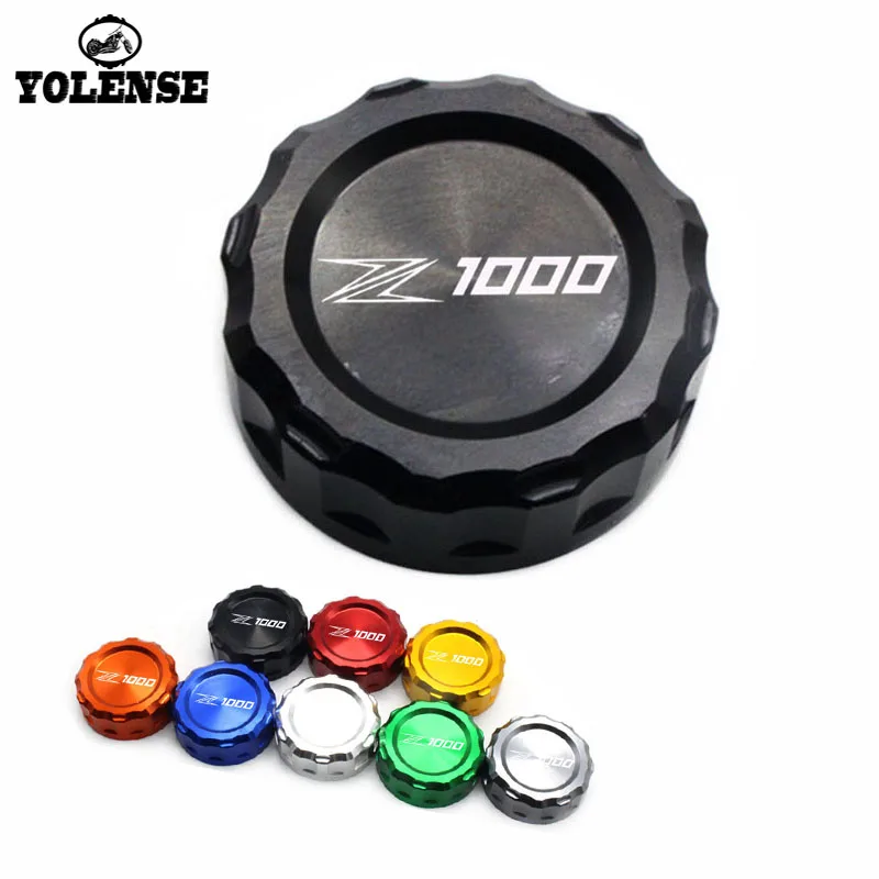 

For Kawasaki Z1000 Z 1000 2007-2016 2008 2009 2010 2011 Motorcycle Accessories CNC Aluminum Rear Brake Reservoir Cover Caps