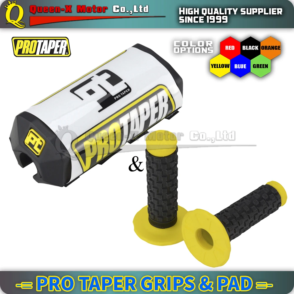 

PT ProTaper Square Motorcycle Handlebar Pad Handle Bar Pad Fat Bar Pad fit 1-1/8" MX Dirt bike pit bike Motocross ATV