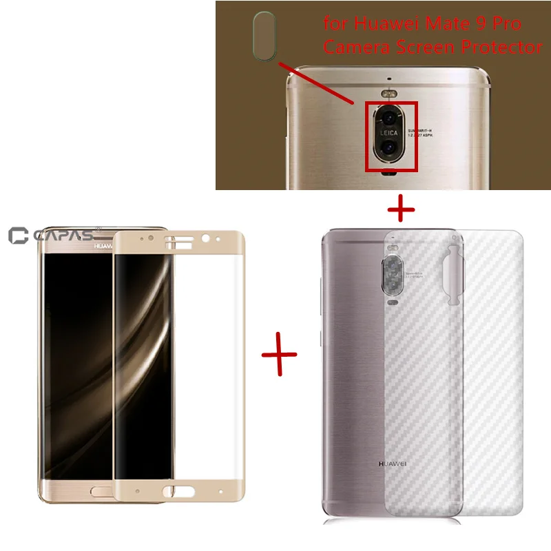 Original CAPAS for Huawei Mate 9 Pro Front Tempered Glass Back Camera