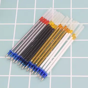 

100pcs Mercury Refill Smooth Writing Shoes Leather Marker Pen Refill Temporary Mark Cloth Marking Pen 4 Color Optional C26