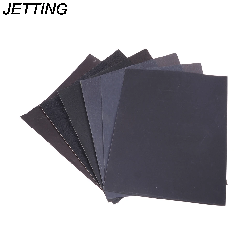 Waterproof 180#400#800#1000#1200#1500#2000# Sanding Paper Wet Dry Polishing Sandpaper Grit Granularity Metal Wood Abrasive Tools