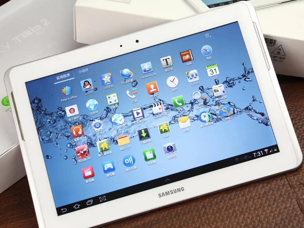 Samsung Galaxy Tab 2 10,1 дюймов P5110 WI-FI Tablet PC 1 ГБ Оперативная память 16 ГБ Встроенная память Dual Core 7000 мАч 3.15MP планшет с камерой на ОС андроид