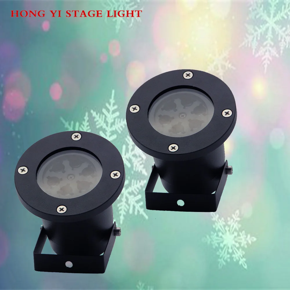 

2pcs/lot Waterproof Decoration LED Snowflake Projector for Party Wedding Room