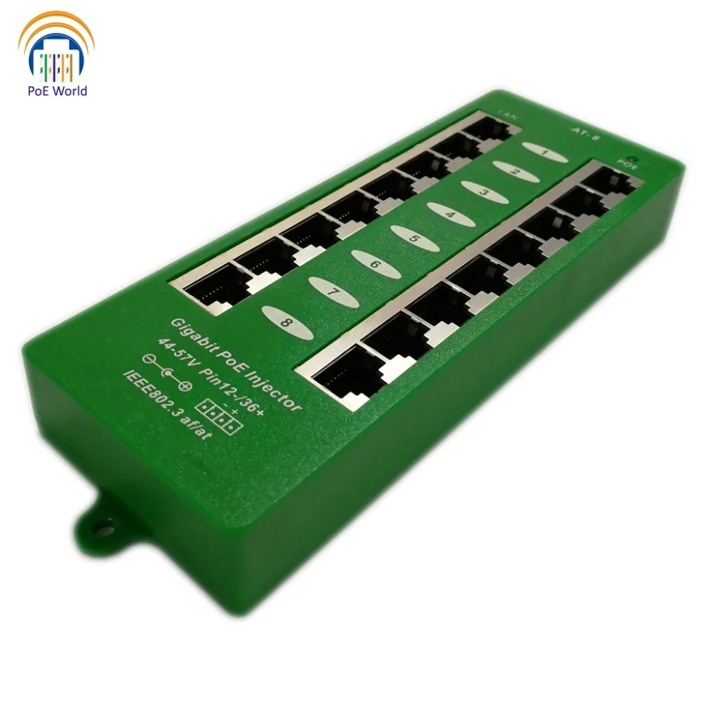 8 Port Gigabit802.3 with lo