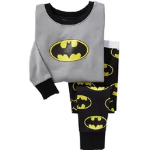 Batman Boy pajamas suit Super Hero Long Sleeve Pajama font b Children b font font b