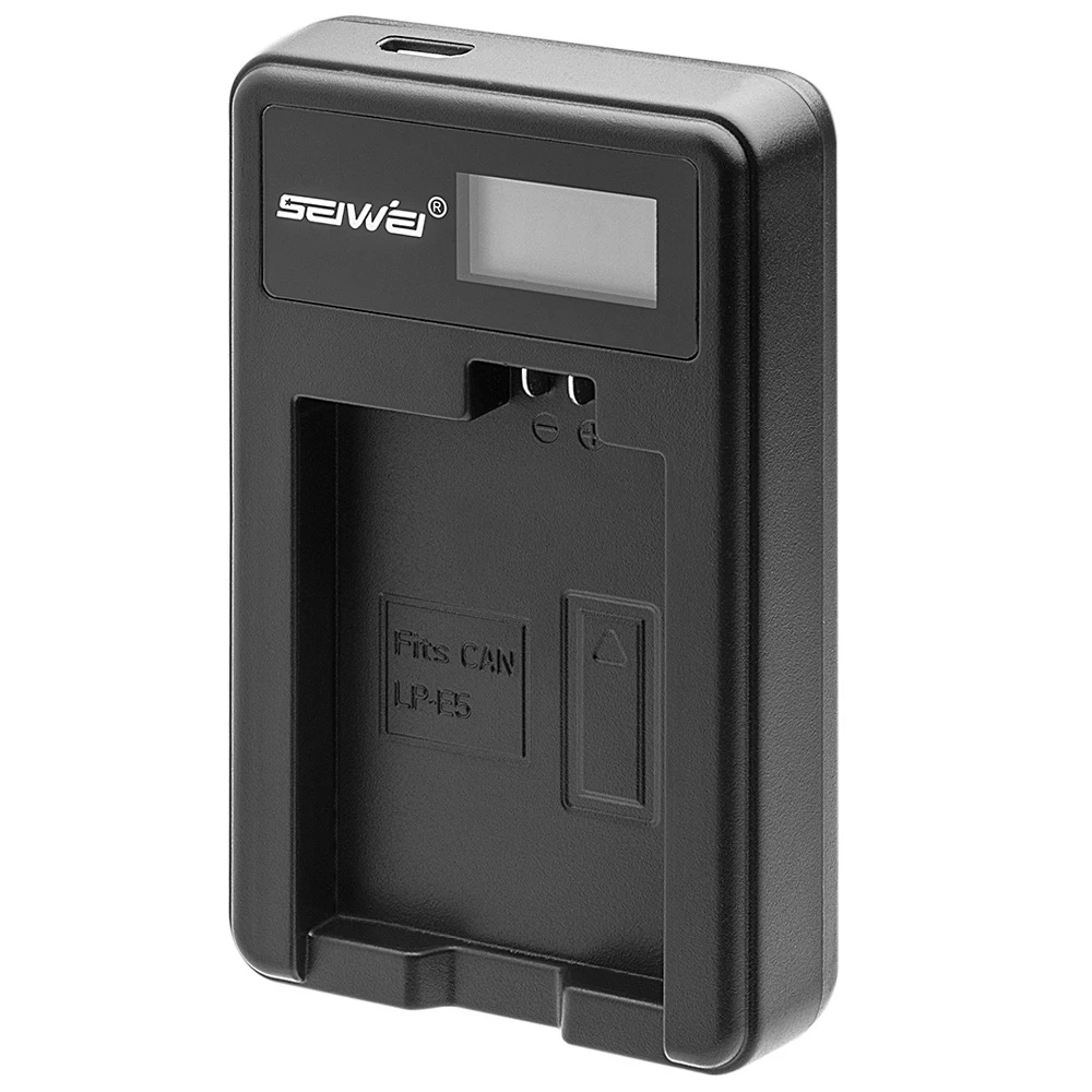 New Arrival USB Camera Battery Charger with LCD Display Chargeing for