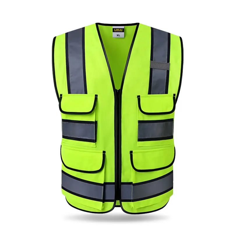 Hi vis vest workwear clothing safety reflective vest safety reflective printing reflective vest safety vest high visibility vest