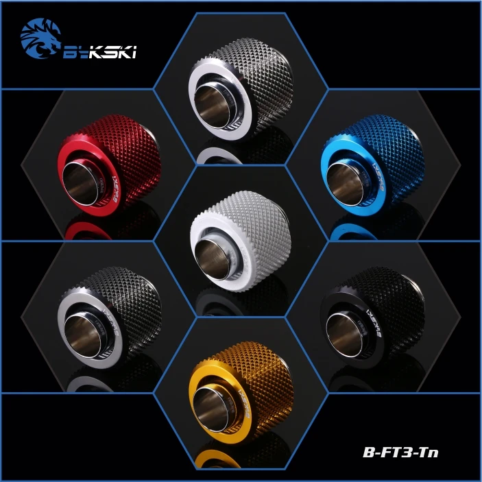 Bykski B FT3 Tn 3/8 &quotID X 1/2&quot OD 9 5X12 7 мм мягкие трубы компрессионные фитинги G1/4