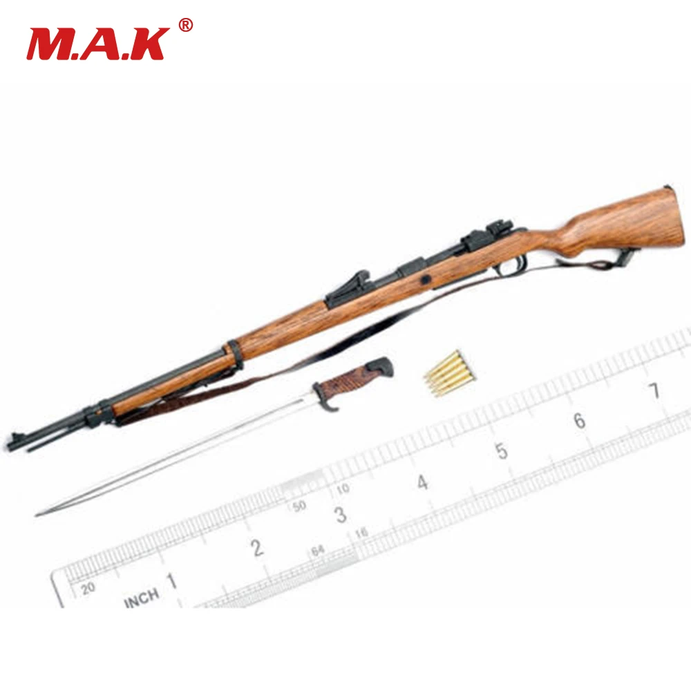

1/6 Scale Weapon Model Chiang Kai-shek Metal Rifle Gun Bayonet Bullets Fit 12" Soldier Action Figure Collections