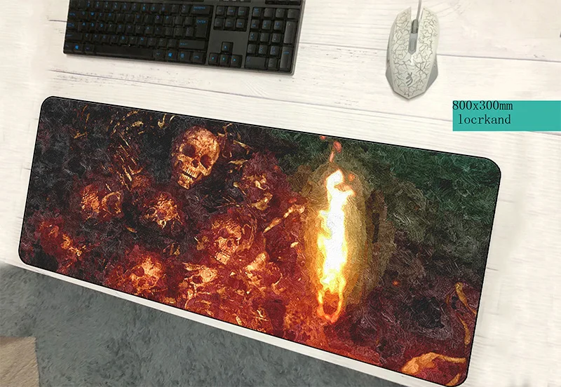 

dark souls pad mouse Adorable computer gamer mouse pad 800x300x2mm padmouse HD pattern mousepad ergonomic gadget office desk mat