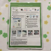 Сделай Сам индивидуальная и модно(40 шт./лот) A4 размер лазерного света Теплообменной бумагой OK для светлого цвета, футболка, одежда