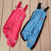 Комбинезон на весну-осень, детский ветрозащитный комбинезон для мальчиков, пляжный Комбинезон для маленьких мальчиков и девочек, водонепроницаемые непромокаемые штаны для мальчиков и девочек, От 1 до 6 лет для детей