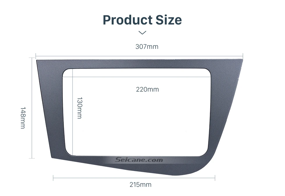 Seicane двойной 2 Din Автомобильная Радио Рамка для приборной доски для 2005-2011 Seat Leon аудио плеер рамка Автомобильная консоль отделка комплект левой руки вождения