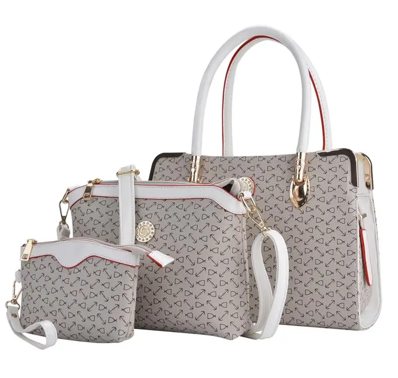 

Coofit Design Composite Bag Embossed PVC Bag Sets Women Handbag Crossbody Bag With Clutch Purse Female Shoulder Bags Sac