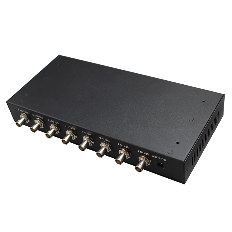 Wiistar SDI Matrix Switch 4X4 SDI Switcher Splitter 4 In 4 Out 1080P Video RS232 Ethernet IR Remote Control