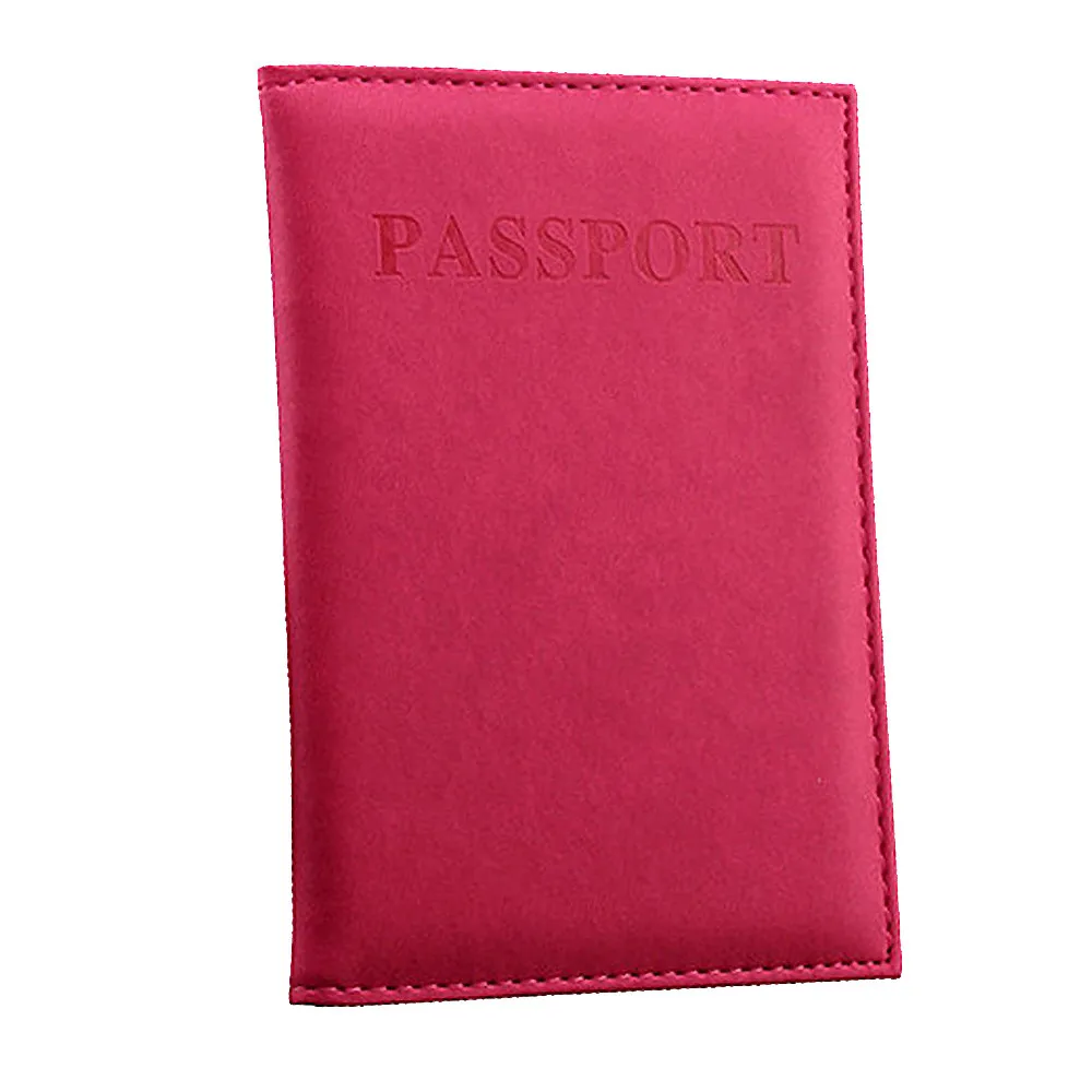 Милая женская розовая Обложка для паспорта из искусственной кожи, дорожный водонепроницаемый чехол для хранения, чехол для девочек, органайзер для карт