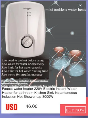 instantaneous electric induction tankless water heater for kitchen