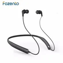 Fozento FT7 стерео Bluetooth наушники Водонепроницаемый Спорт Беспроводная Bluetooth гарнитура с микрофоном Портативный Силиконовый шейным ремешком