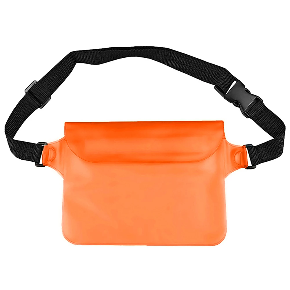 

Kayaking Diving Swimming Waist Bag Beach Hiking Boating Adjustable Straps Outdoor Waterproof Protect Phone PVC Unisex Dry
