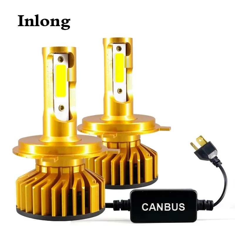 

Inlong Mini H4 Led Car Headlight Canbus No Error 12V 12000LM 6000K H7 Headlamp H1 9005 HB3 9006 HB4 H8 H11 Led Bulbs Fog Lights