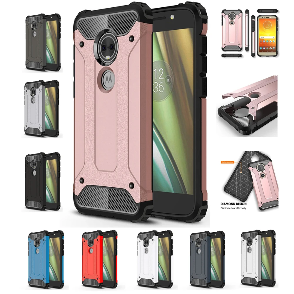 

For Moto G5 Case Shockproof Armor Silicone Phone Case For Motorola Moto E5 G4 G5S G6 Z Play Plus Force TPU Back Cover