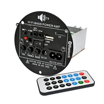

AIYIMA 30W Bluetooth Power Amplifier Board 12V 220V Mono Subwoofer Amplifier Board Support Radio For DIY 5-10 Inch Bass Speaker