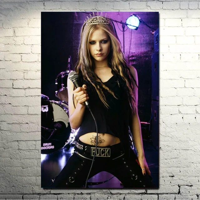 Avril Lavigne Poster Music Star Poster 36x24 Inch Home Decor Pictures 