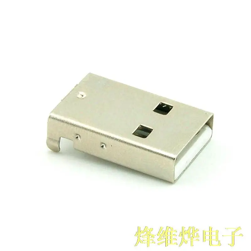 Бесплатная почтовая упаковка мост Tian Белый A USB мужской головы изогнутая игла Тип