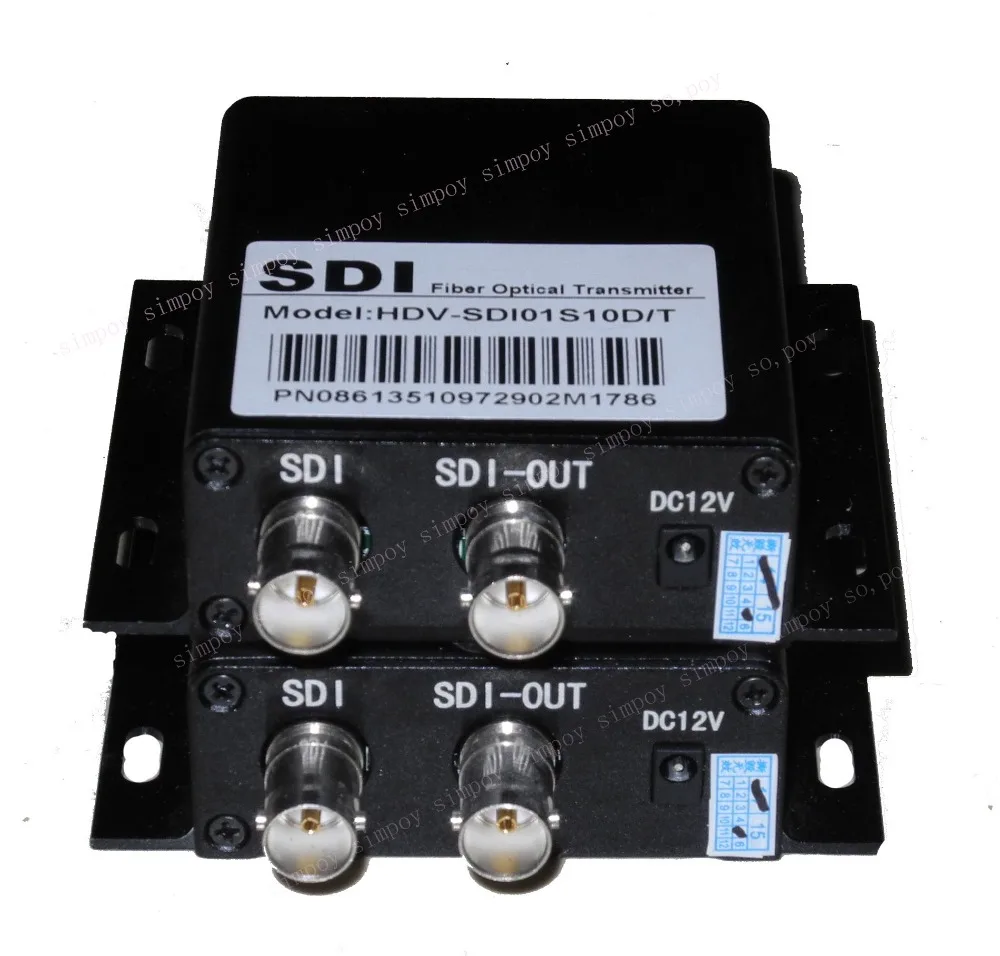 

HD-SDI optical transceiver to support ring out of high-definition signal to optical fiber SDI optical transceiver output 2 Road