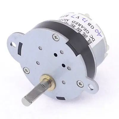 40 Gb-500 Tb 5 Millimetri Albero Dia Pernament Magnetico 6V 12V Dc Gearbox Geared Motore 3 /7/30/50/100/130/200Rpm